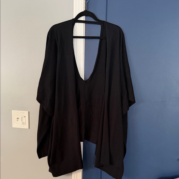 lululemon athletica Tops - lululemon athletica Black Women's sweater poncho